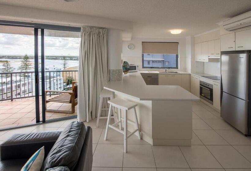 침실 3개 바다 전망 아파트, Centrepoint Apartments Caloundra