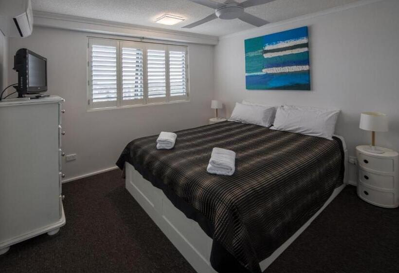 דירת דלוקס  חדרי שינה עם נוף לים, Centrepoint Apartments Caloundra