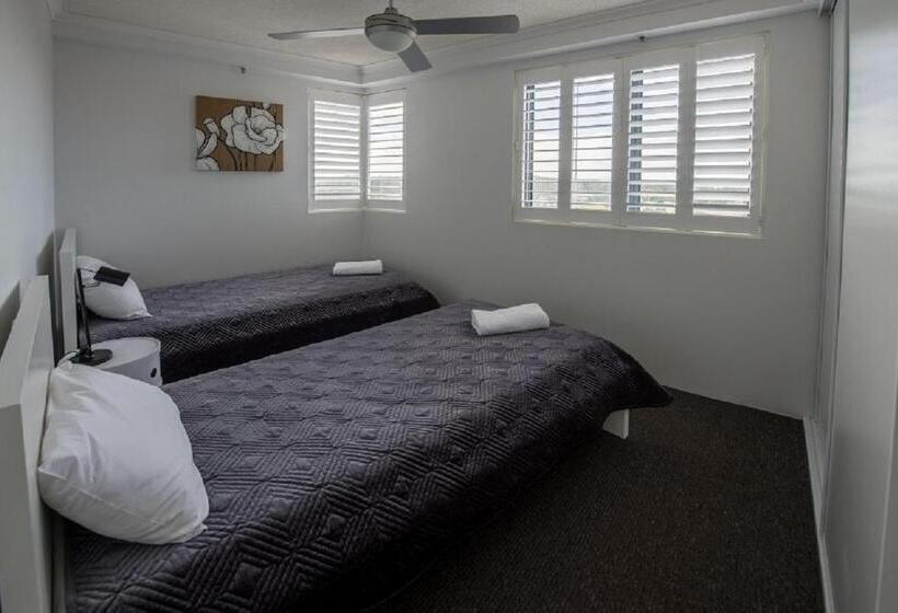 דירת דלוקס  חדרי שינה עם נוף לים, Centrepoint Apartments Caloundra
