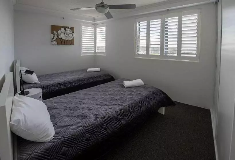 オーシャンビューの3ベッドルームデラックスアパート, Centrepoint Apartments Caloundra