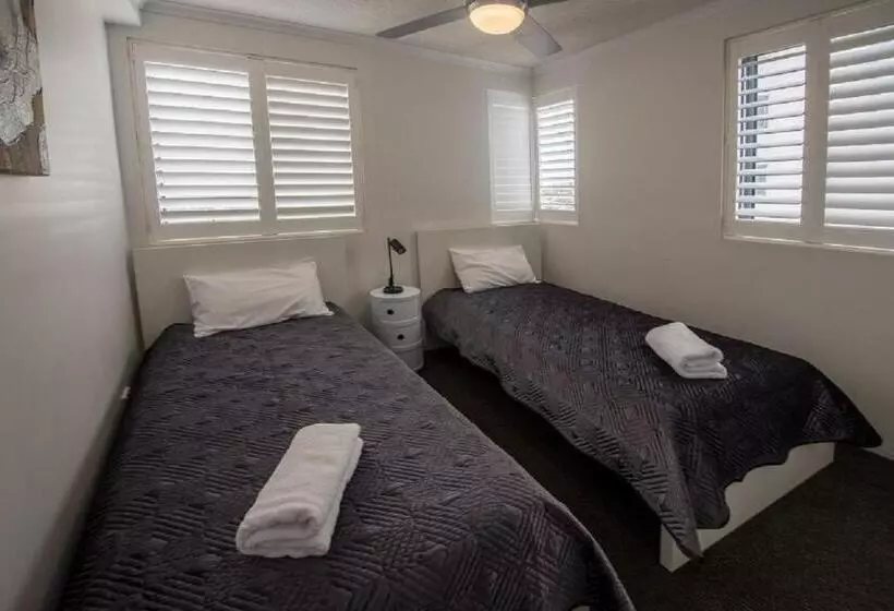 オーシャンビューの3ベッドルームデラックスアパート, Centrepoint Apartments Caloundra