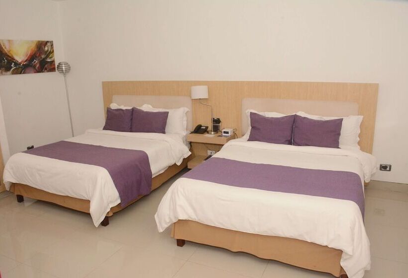 اتاق استاندارد با 2 تخت دوبل, Radisson Diamond Barranquilla