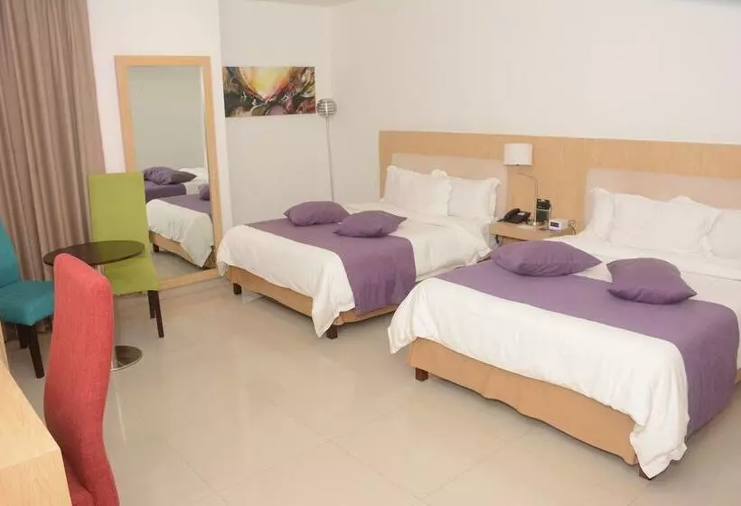 2ダブルベッドのスタンダードルーム, Radisson Diamond Barranquilla