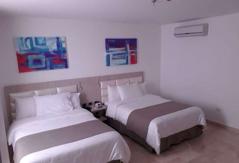 اتاق استاندارد با 2 تخت دوبل, Radisson Diamond Barranquilla