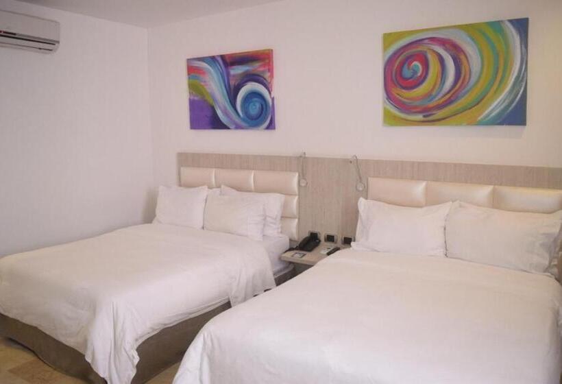 اتاق استاندارد با 2 تخت دوبل, Radisson Diamond Barranquilla