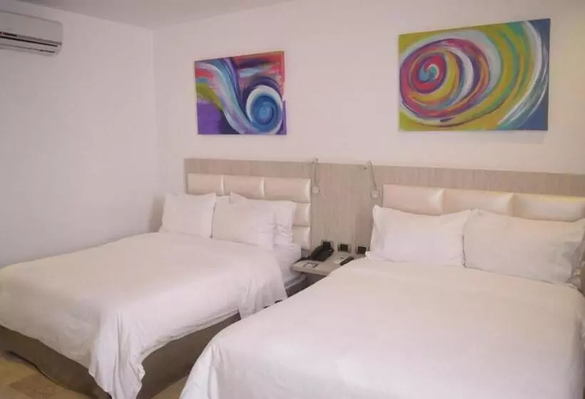 2ダブルベッドのスタンダードルーム, Radisson Diamond Barranquilla