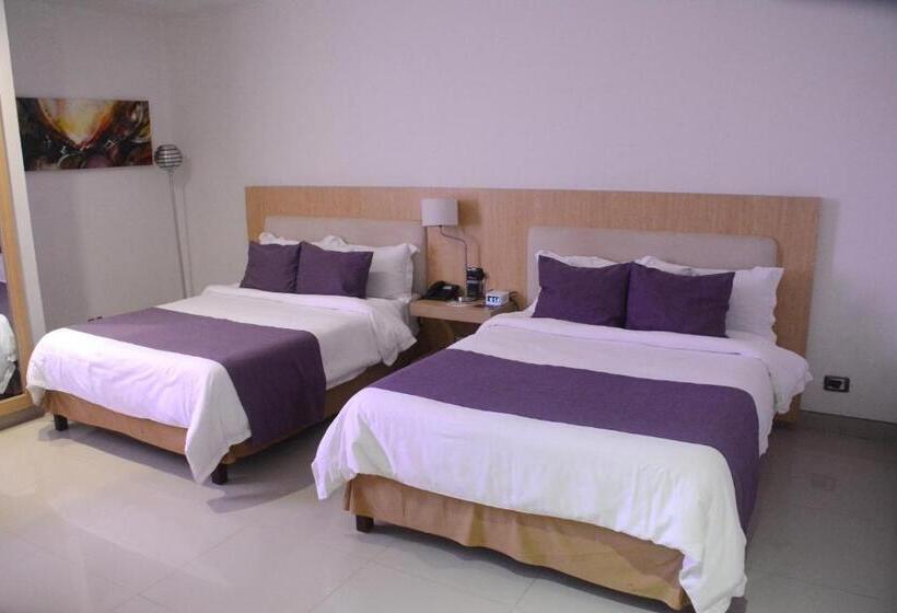 Номер Стандарт 2 Двуспальные Кровати, Radisson Diamond Barranquilla