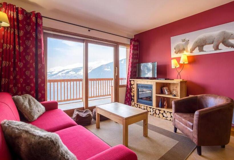 شقة عائلية غرفتين نوم, Residence Club Mmv L Etoile Des Cimes