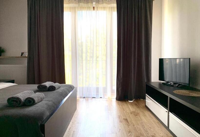 اتاق استاندارد با سرویس بهداشتی مشترک, Pokoje Rezydencja Parysa