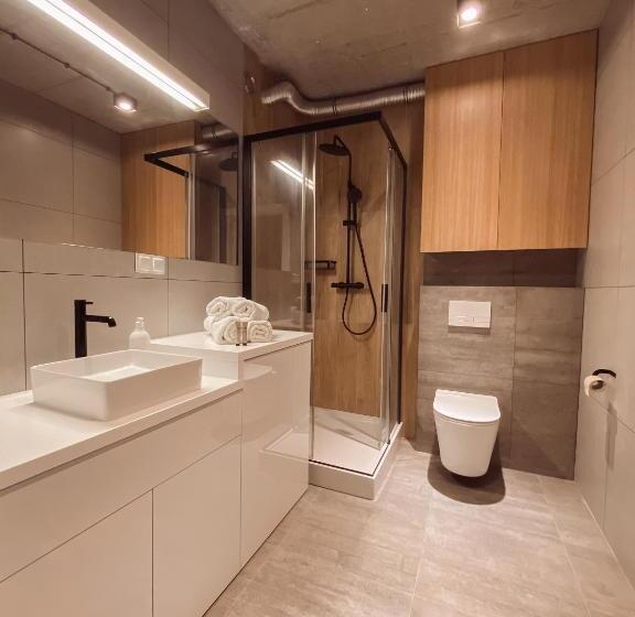 סוויטת 2 חדרי שינה, The Loft   Garncarska 1