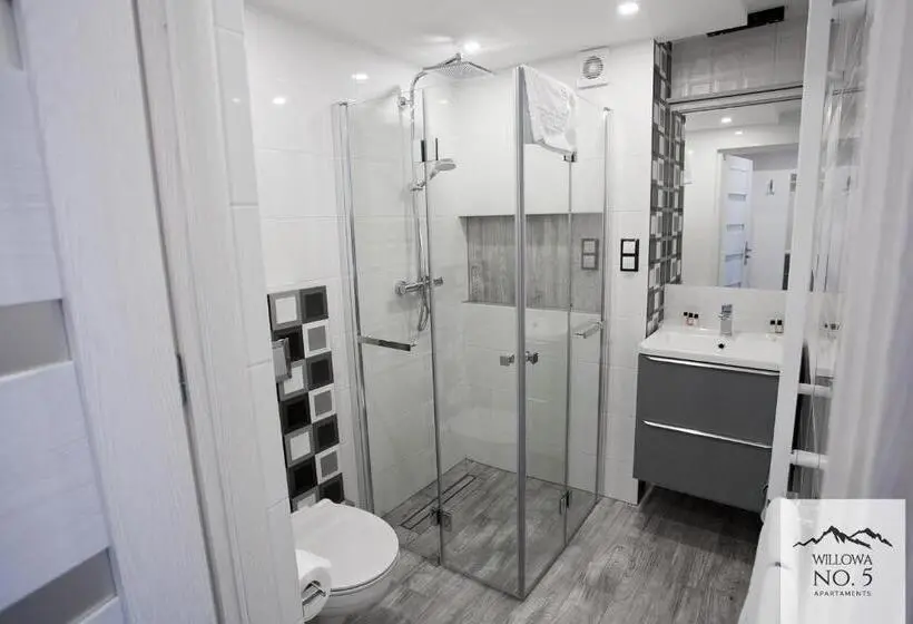 バルコニー付き1ベッドルームアパートメント, Willowa No. 5 Apartaments