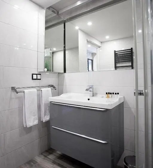 庭の見える1ベッドルームアパートメント, Willowa No. 5 Apartaments