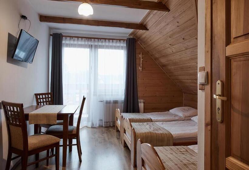 스탠다드 트리플 발코니 룸, Chata U Bronka