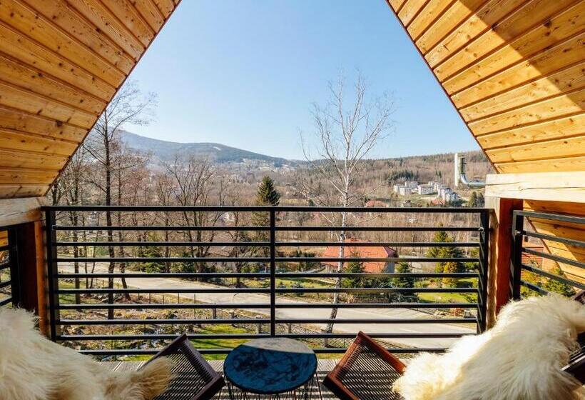 Номер Deluxe с Балконом, Zimowy Domek Boutique Rooms   Adults Only Vege