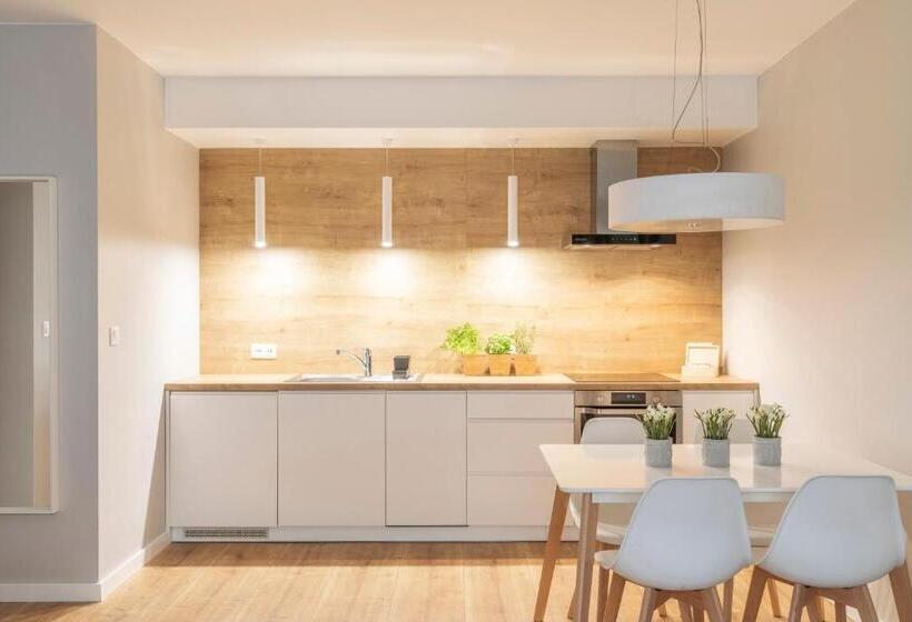 דירה בת חדר שינה 1 עם מרפסת, Kamienica Parkowa