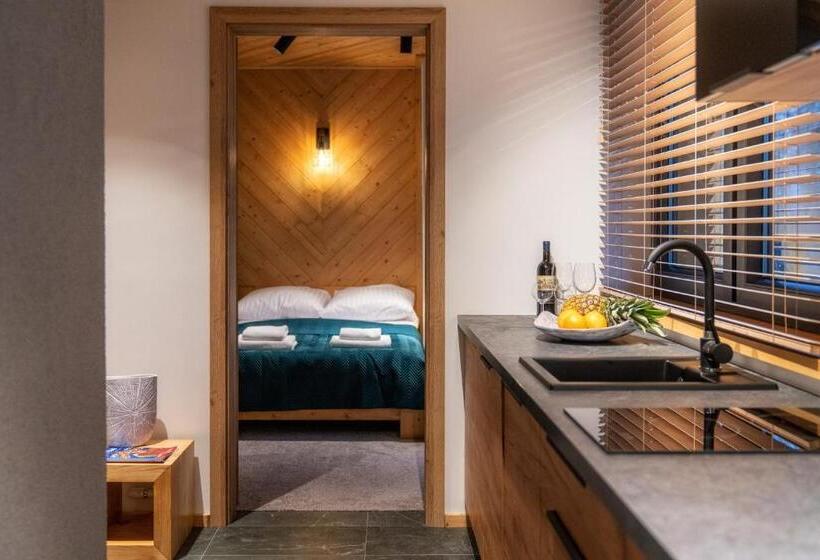 Huoneisto 1 Makuuhuone Terassi, Tatrzańska Miejscówka   Apartamenty Centrum