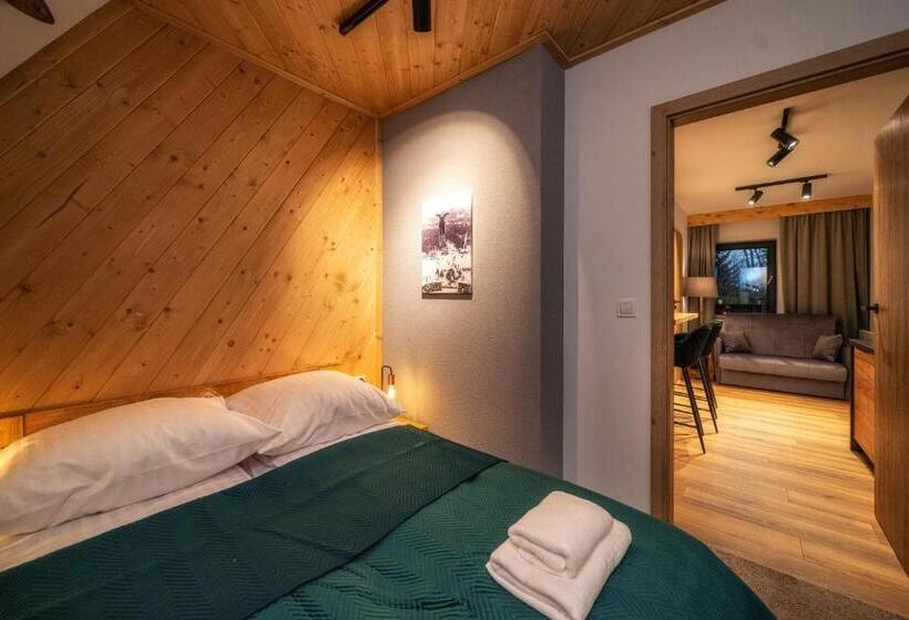 Huoneisto 1 Makuuhuone, Tatrzańska Miejscówka   Apartamenty Centrum