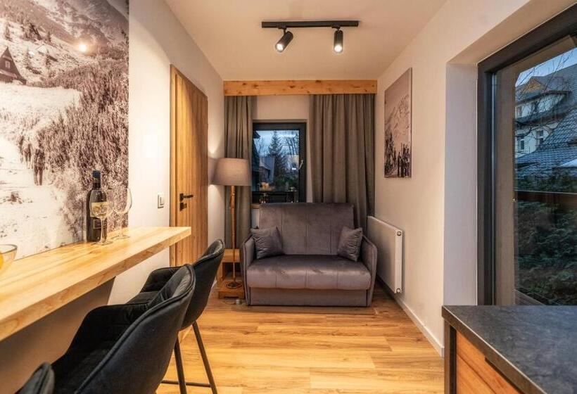 Huoneisto 1 Makuuhuone, Tatrzańska Miejscówka   Apartamenty Centrum