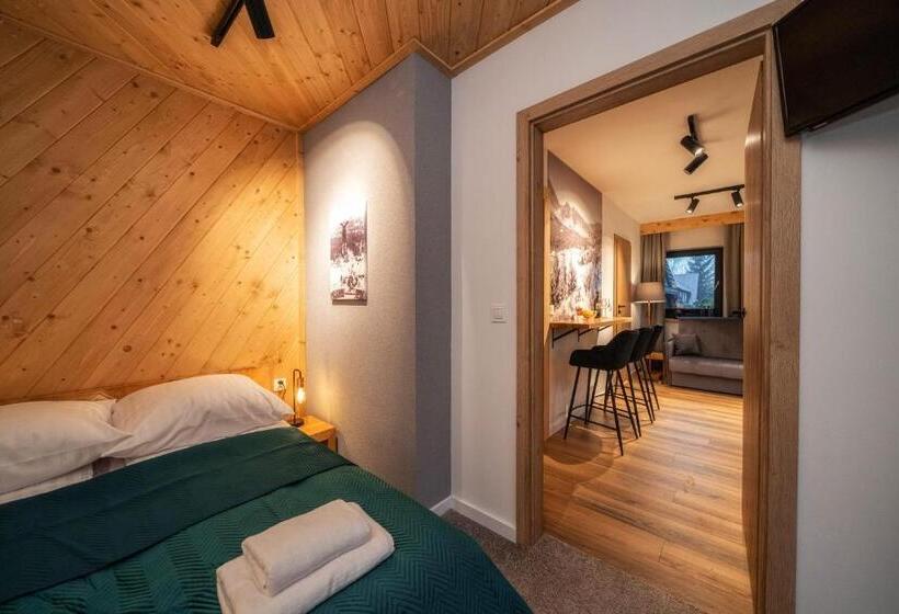 Huoneisto 1 Makuuhuone, Tatrzańska Miejscówka   Apartamenty Centrum