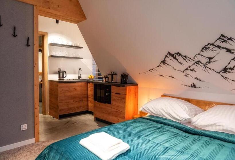 Huoneisto 1 Makuuhuone, Tatrzańska Miejscówka   Apartamenty Centrum