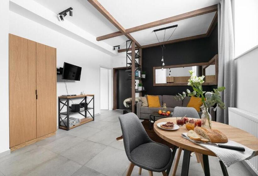 شقة غرفة واحدة, Aparthotel Narciarska 2