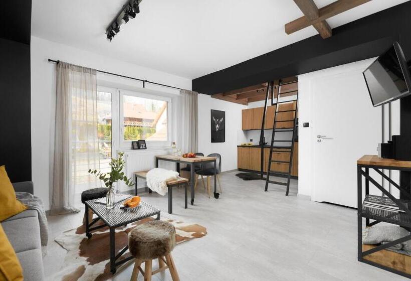 דירת דופלקס בת חדר שינה 1, Aparthotel Narciarska 2