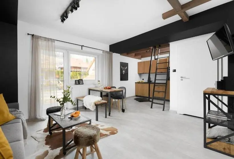 Duplex-huoneisto 1 Makuuhuone, Aparthotel Narciarska 2