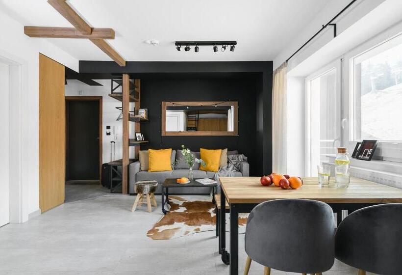 דירת דופלקס בת חדר שינה 1, Aparthotel Narciarska 2