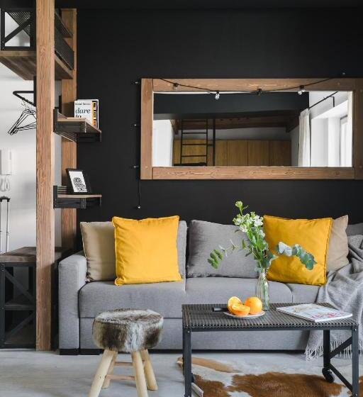 דירת דופלקס בת חדר שינה 1, Aparthotel Narciarska 2