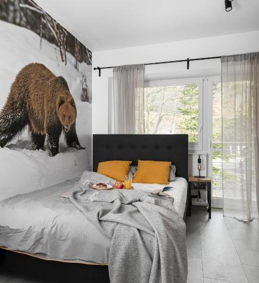 דירת דופלקס בת חדר שינה 1, Aparthotel Narciarska 2