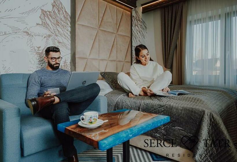 Superior Room with Terrace, Serce Tatr Residence Zakopane   Blisko Krupówek