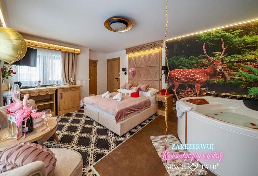Номер Deluxe с Гидромассажем, Serce Tatr Residence Zakopane   Blisko Krupówek