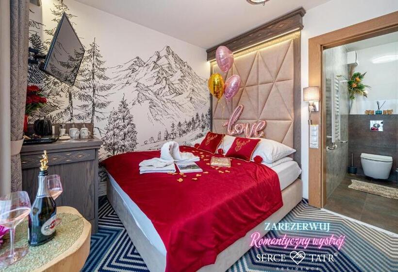 اتاق استاندارد با چشمانداز کوهستان, Serce Tatr Residence Zakopane   Blisko Krupówek