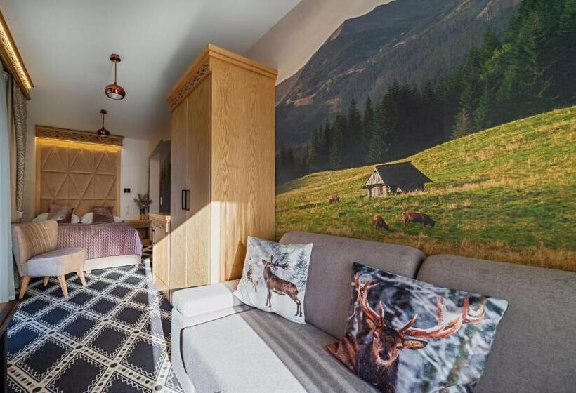 اتاق خانوادگی با چشمانداز کوه, Serce Tatr Residence Zakopane   Blisko Krupówek