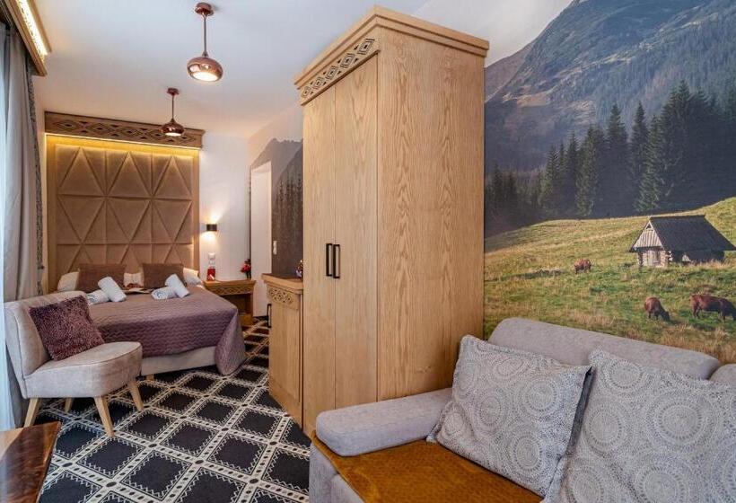 اتاق خانوادگی با چشمانداز کوه, Serce Tatr Residence Zakopane   Blisko Krupówek