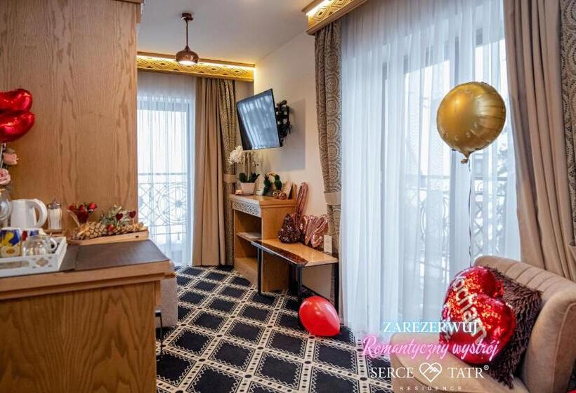 اتاق خانوادگی با چشمانداز کوه, Serce Tatr Residence Zakopane   Blisko Krupówek