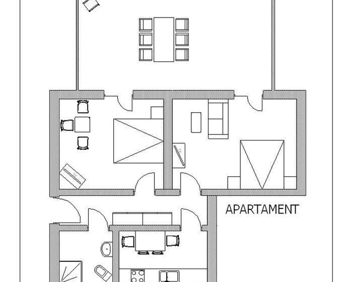 آپارتمان 1 خوابه, Willa Jak U Babci