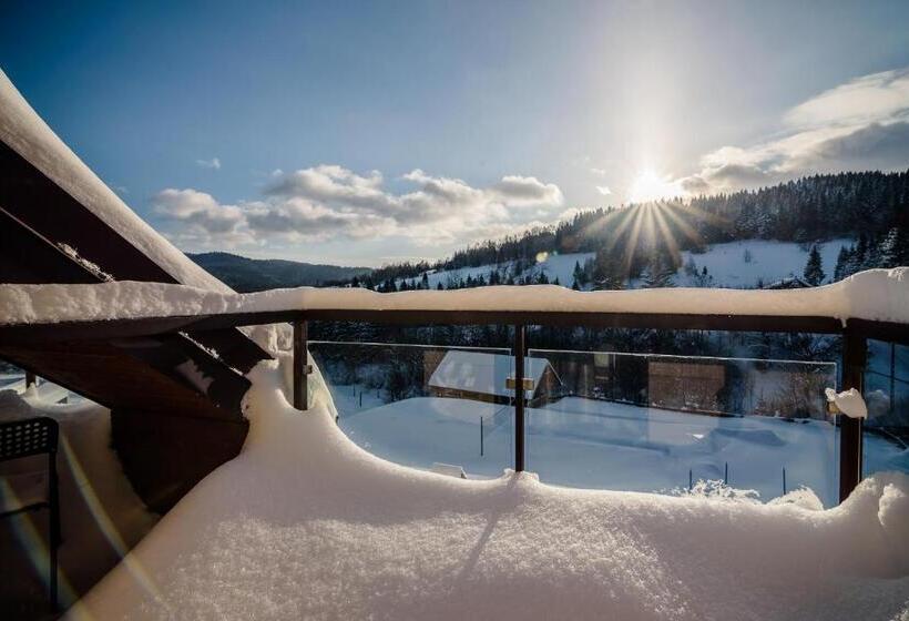 חדר סטנדרט עם מרפסת, Pensjonat Pod Samowarem