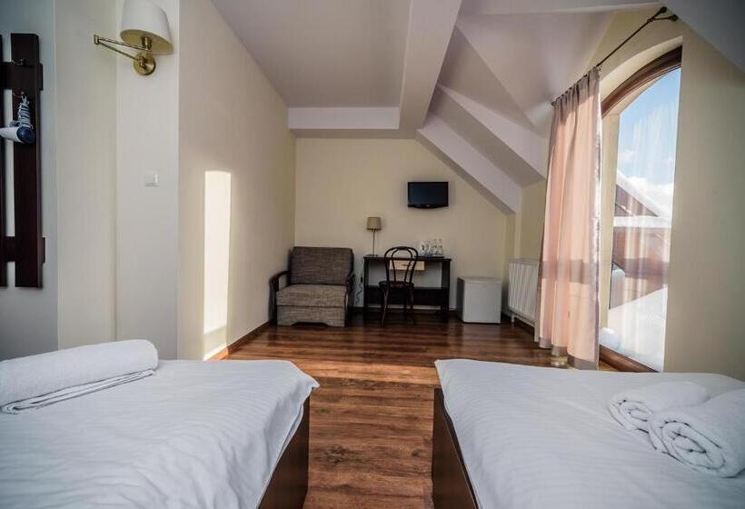 חדר סטנדרט עם מרפסת, Pensjonat Pod Samowarem