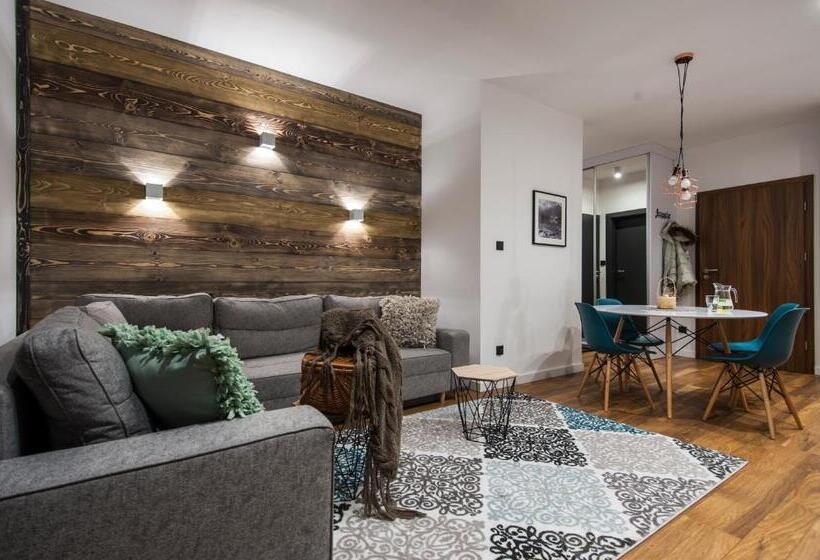 آپارتمان 1 خوابه با تراس, Willa Jarosta & Spa  Free Parking