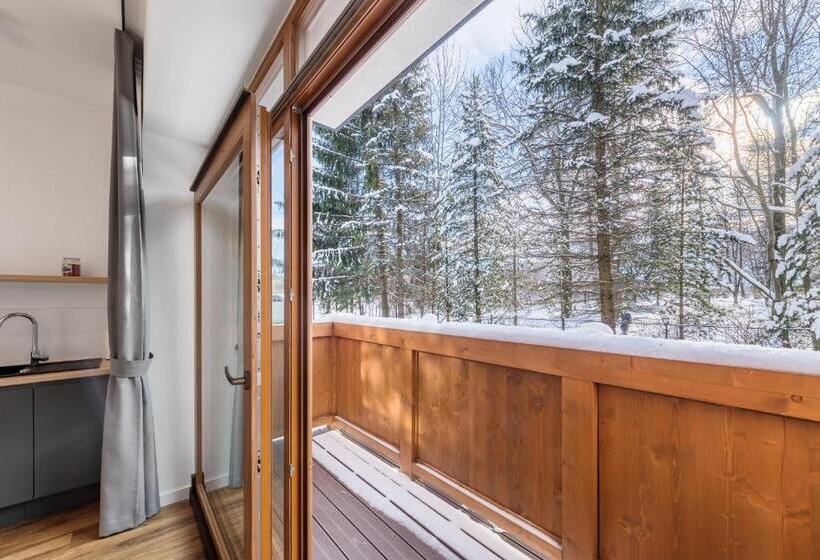 آپارتمان 1 خوابه با بالکن, Willa Jarosta & Spa  Free Parking