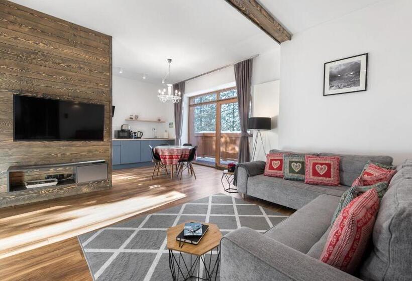 آپارتمان 1 خوابه با بالکن, Willa Jarosta & Spa  Free Parking