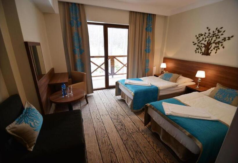 标准间带阳台, Europa Górnicza Strzecha