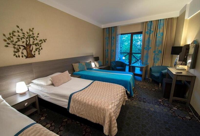 带阳台的三人标准间, Europa Górnicza Strzecha