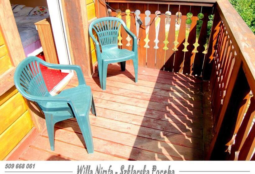 标准间带阳台, Willa Nimfa Pokoje I Apartamenty W Centrum