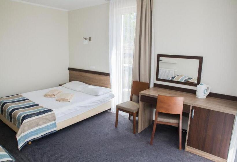 اتاق استاندارد سه تخته با بالکن, Pensjonat Pirat