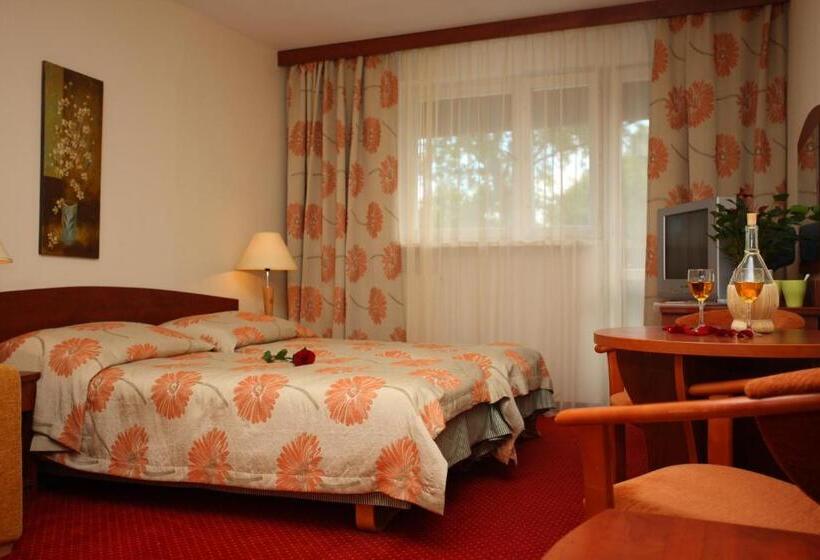 חדר לארבעה סטנדרטי עם מרפסת, Gryf Ośrodek Międzywodzie