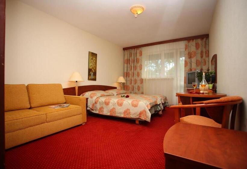 חדר לארבעה סטנדרטי עם מרפסת, Gryf Ośrodek Międzywodzie