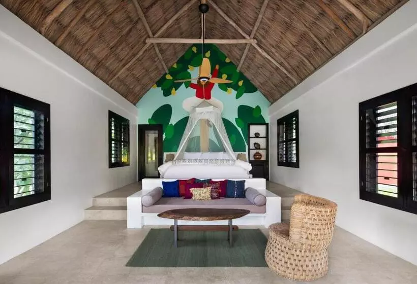キングサイズベッドのデラックスルーム, Matachica Beach Resort And Spa
