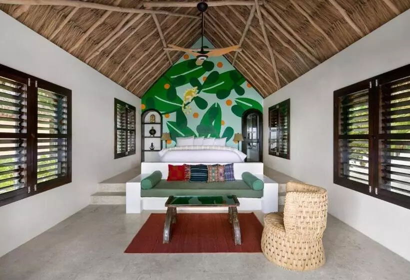 キングサイズベッドのデラックスルーム, Matachica Beach Resort And Spa